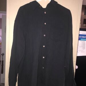 Howard Powell Large 100% Silk Men's Shirt